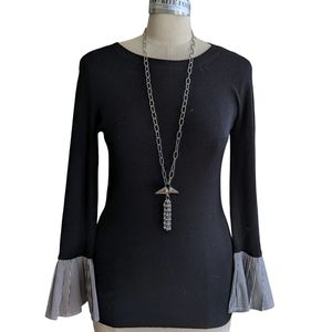 Halogen Black Tunic Sweater Size Small